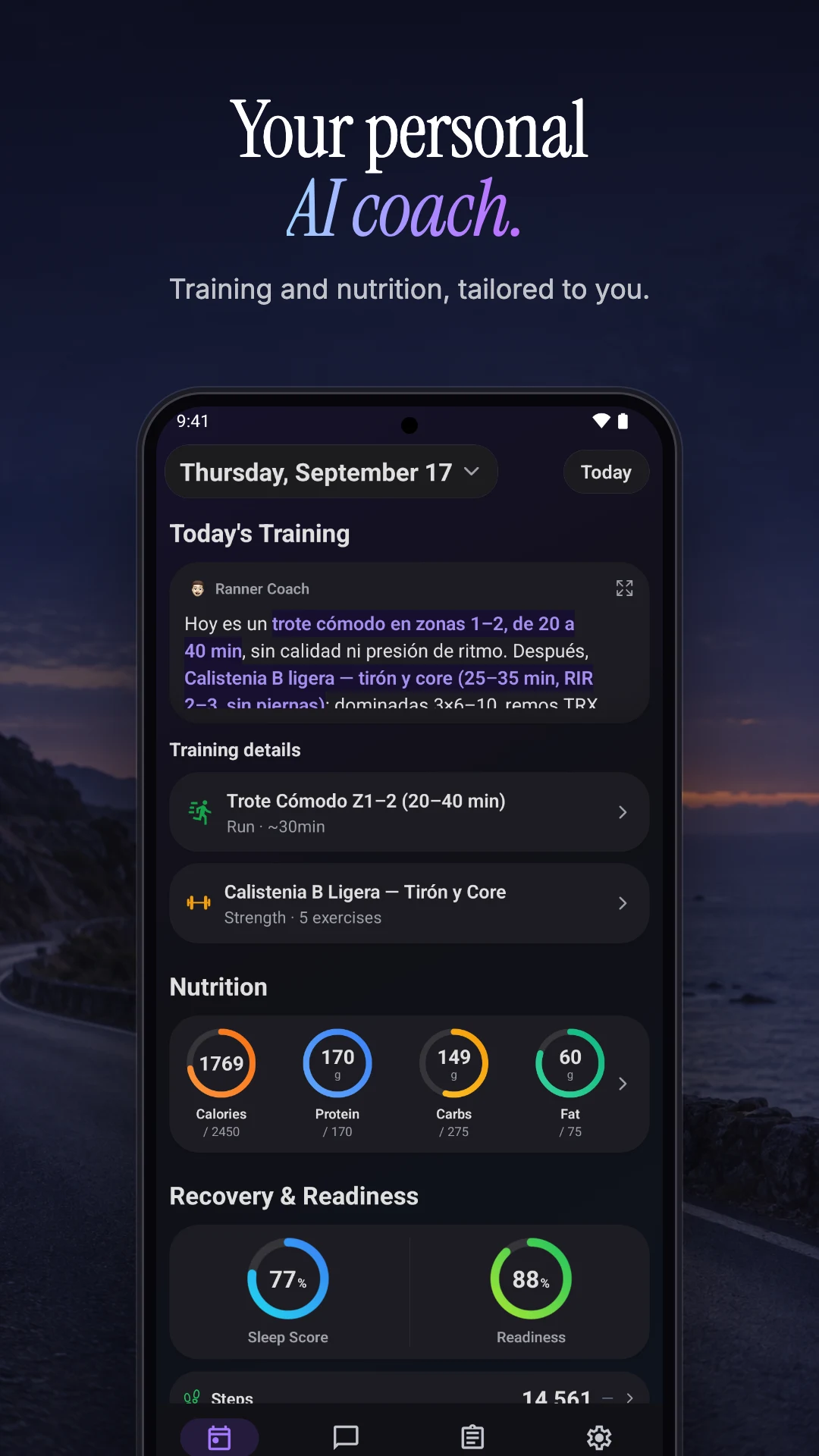 Ranner: AI Running Coach screenshot